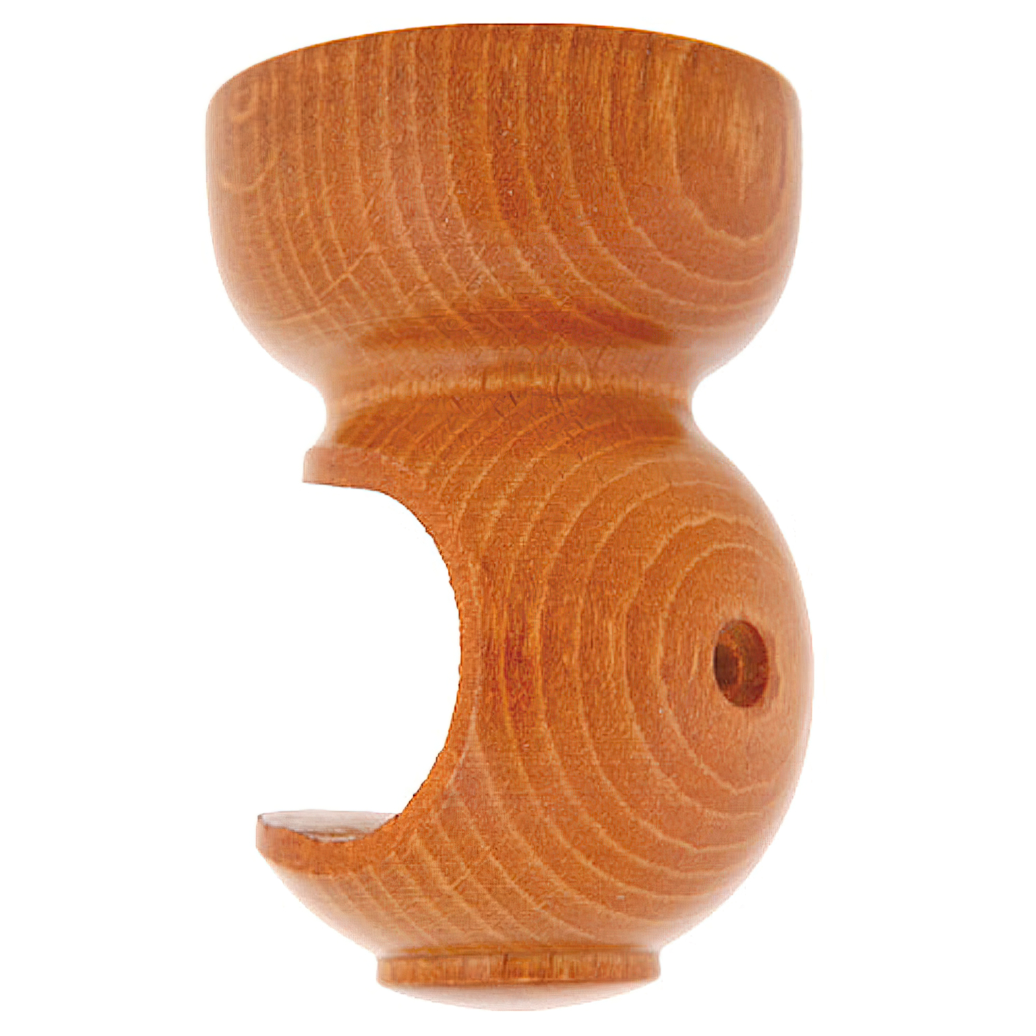 Soporte Madera Liso Techo 28x82 mm, Teca