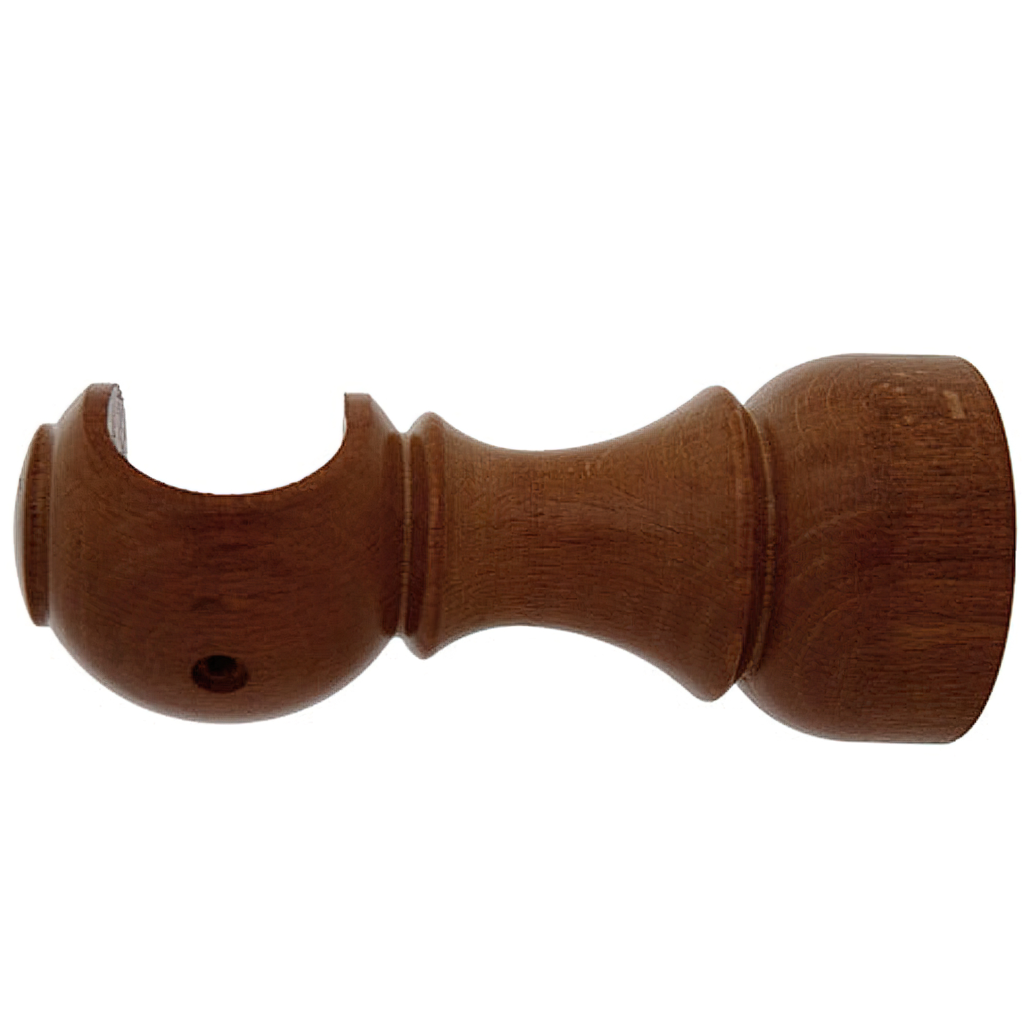 Soporte Madera Liso Abierto 20x 88 mm, Nogal