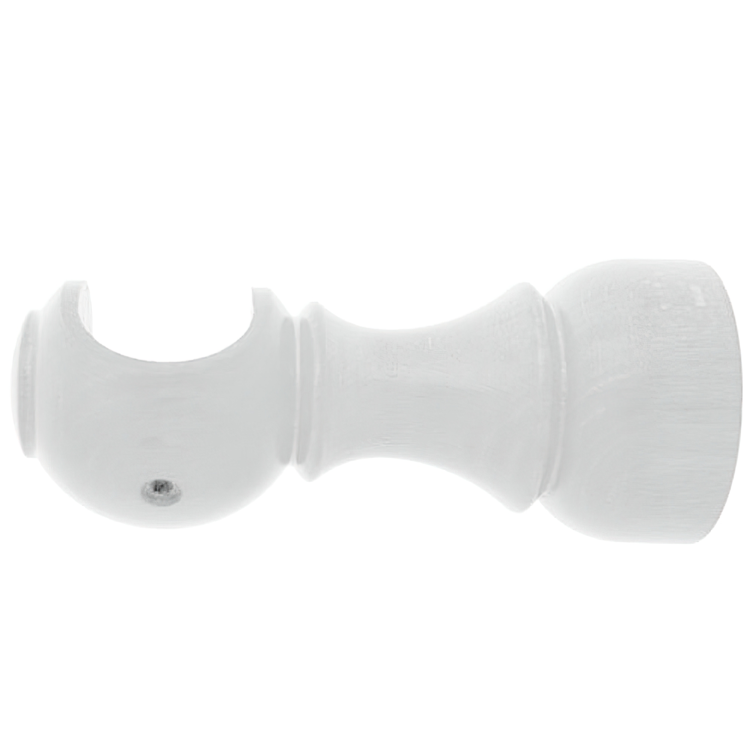 Soporte Madera Liso Abierto 20x 88 mm, Blanco