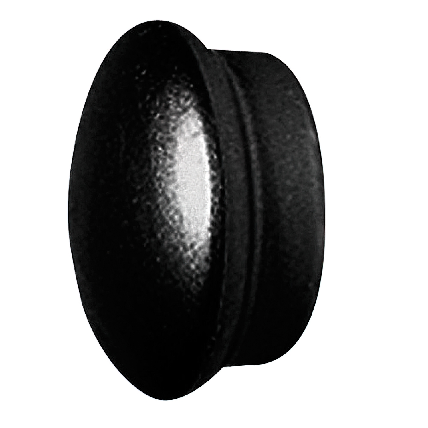 Terminal Forja Tapon Ø 20 mm, Negro    Juego 2 Piezas