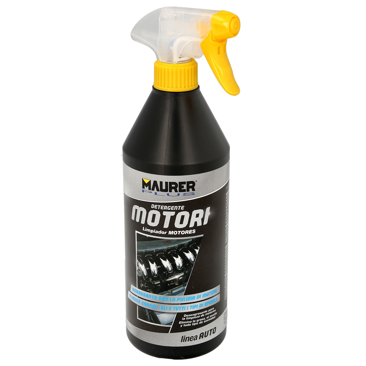 Limpiador Motores / Desengrasante Motores 750 Ml, Limpiador Compartimento Motor, Elimina Grasa, Aceite y Casi Cualquier Suciedad