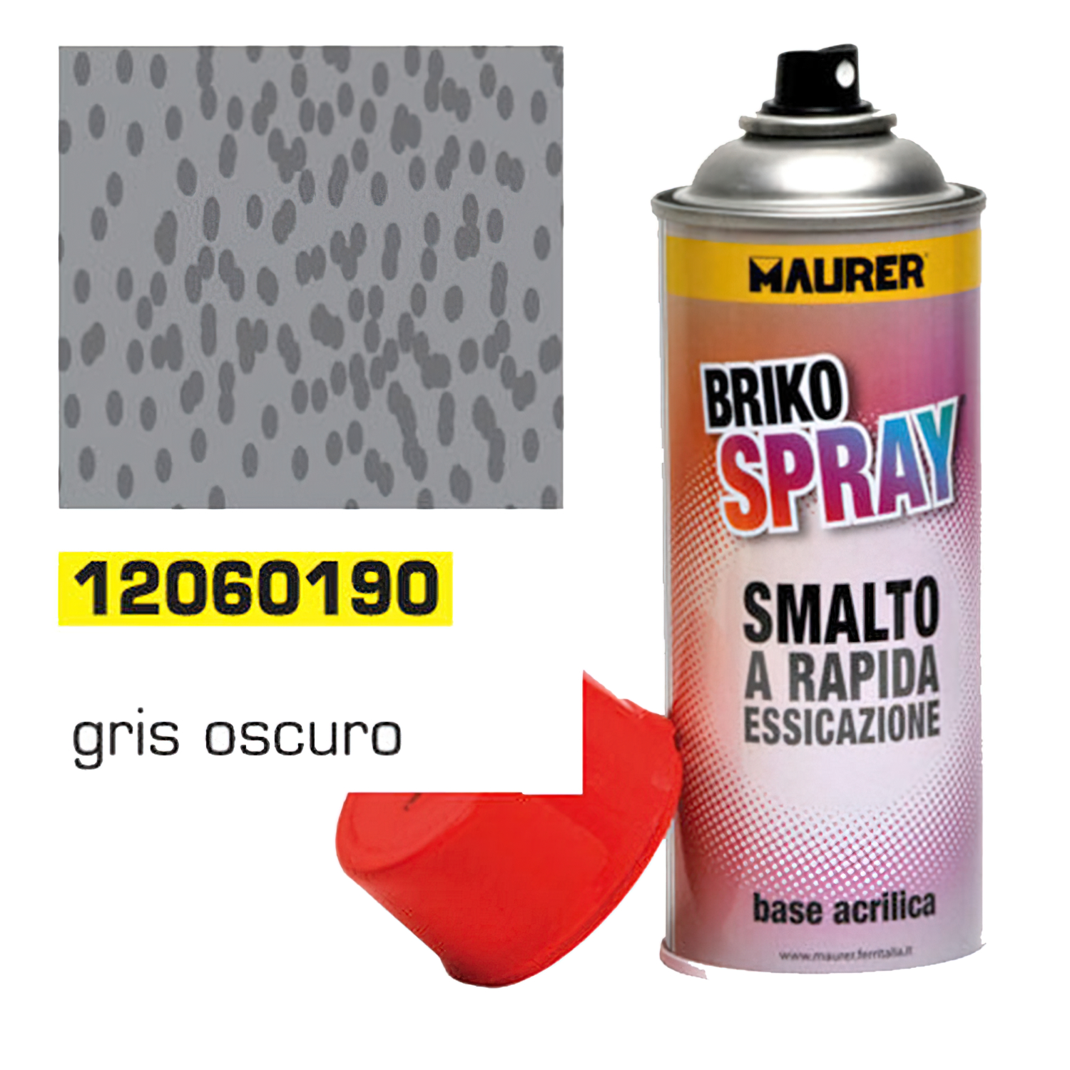 Spray Pintura Gris Forja Oscuro 400 ml,