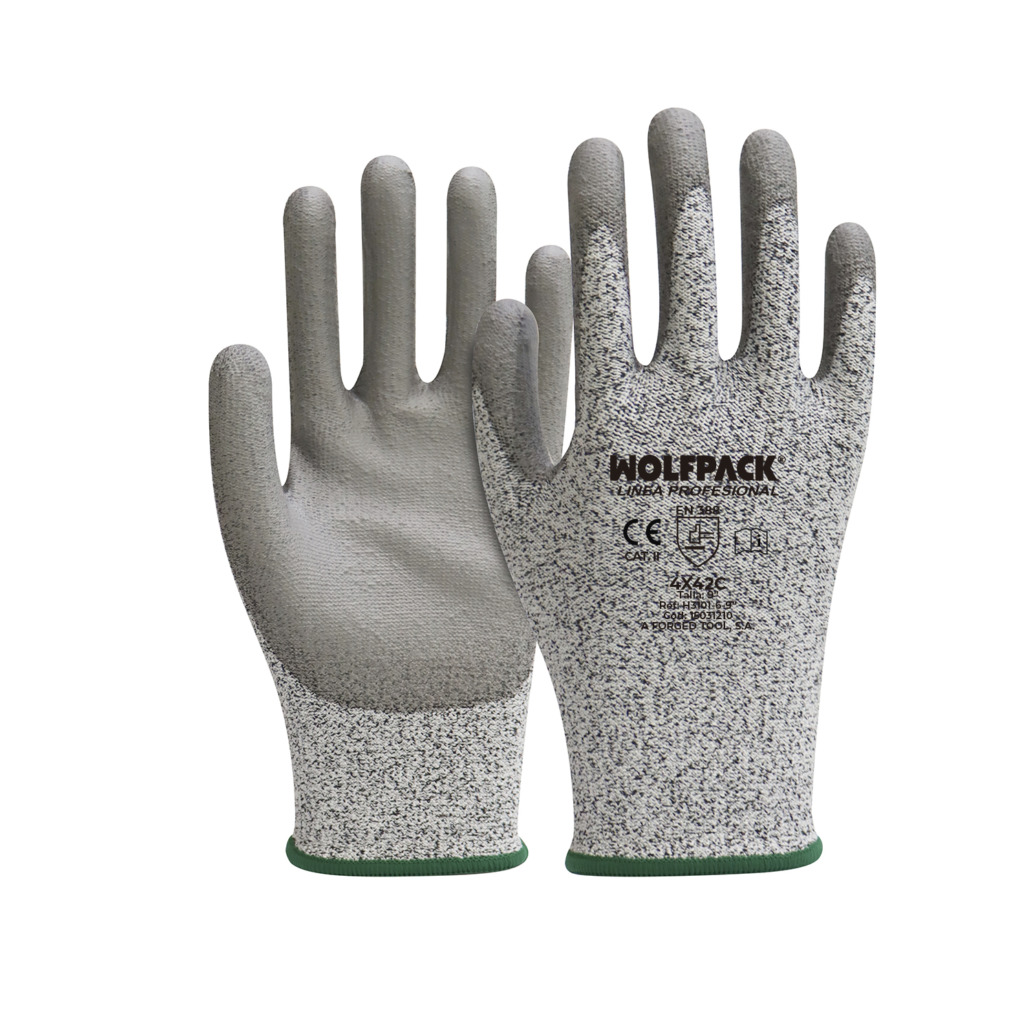 Guantes Anticorte Fibra De Vidrio Talla 9