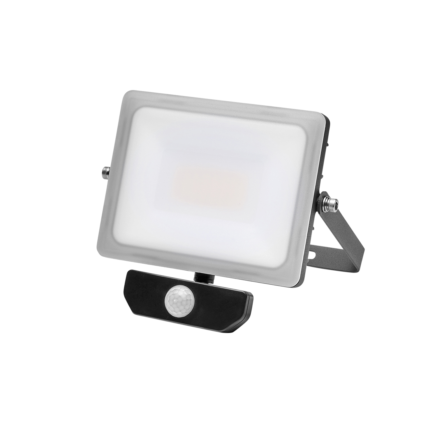 Foco Led Plano 10 Watt, Luz Blanca 4000º K  IP 65 800 Lumenes Con Sensor de Presencia