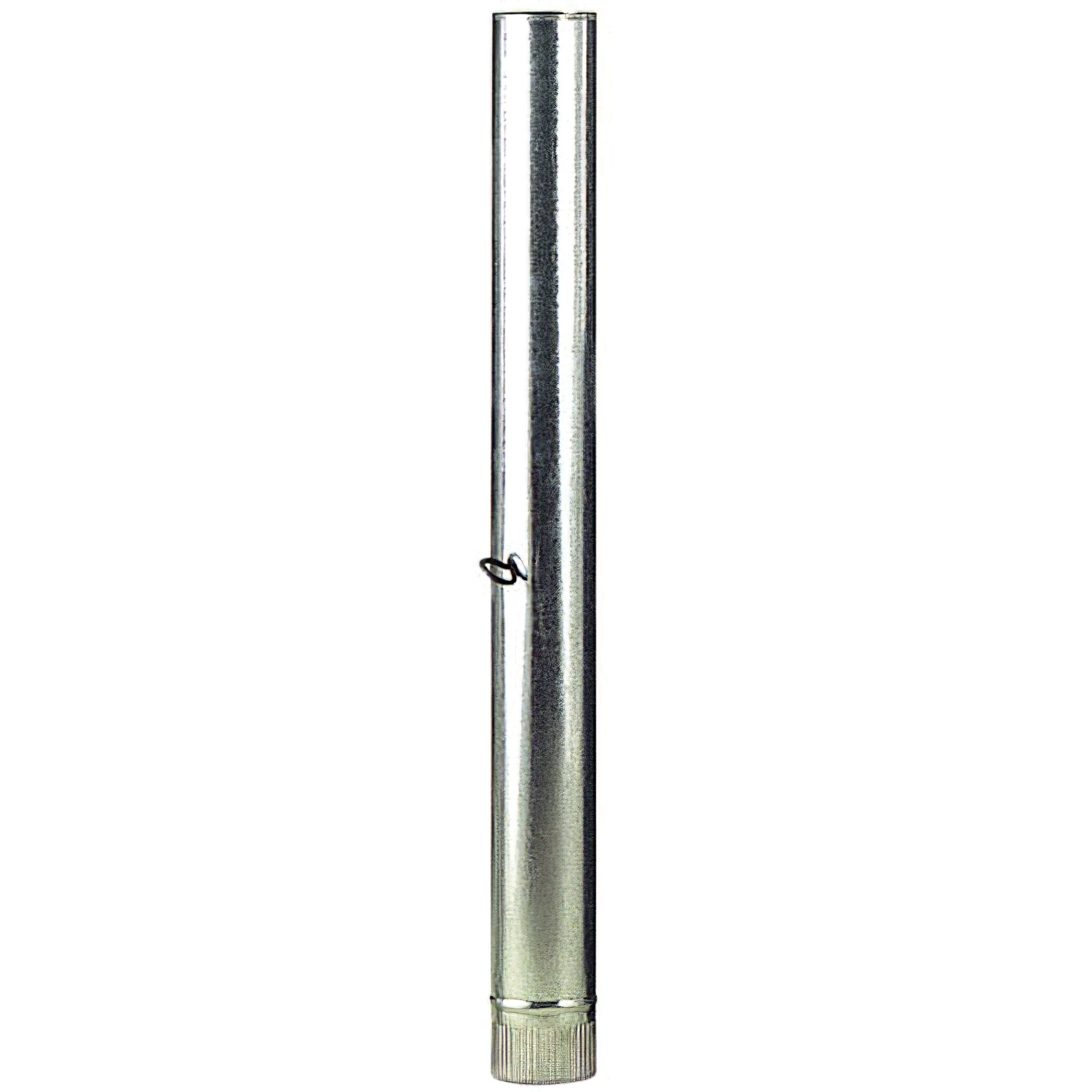 Wolfpack Tubo Estufa Acero Galvanizado Ø 110 mm, Ideal Estufas de Leña, Chimenea, Alta resistencia, Conducto Humos, Con Llave