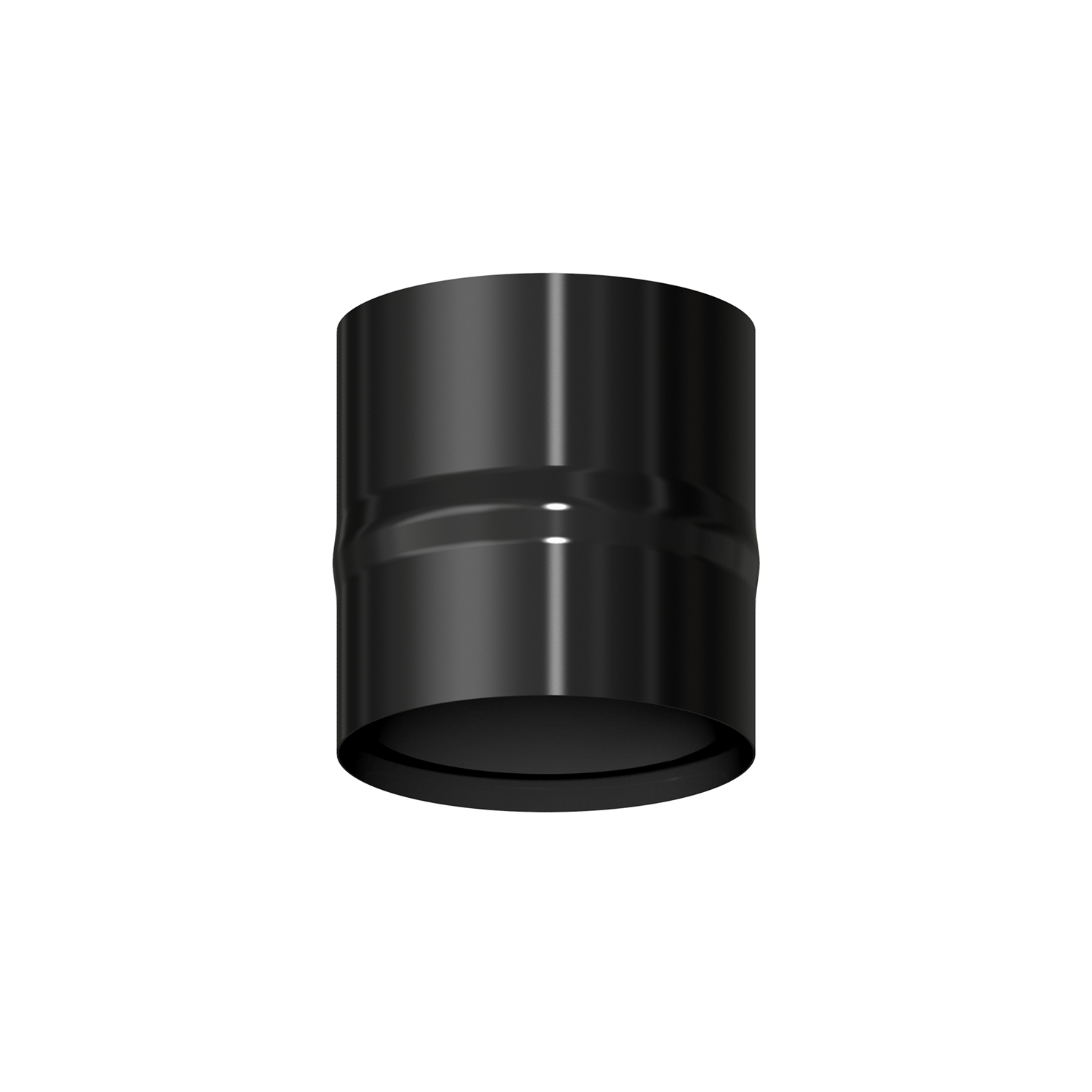 Modulo Anticondensados Estufa Vitrificado Negro  150 mm, Condensador Chimenea, Anticondensados Chimenea, Anticondensacion Tubos