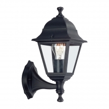 Farol Jardin Soporte Bajo Negro,