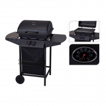 BARBACOA A GAS 2 QUEMADORES 100x55x97cm WAGGAN**envio gratis**