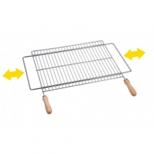 SAUVIC PARRILLA BARBACOA EXTENSIBLE 52-62 X 40 CM ZINC =2722