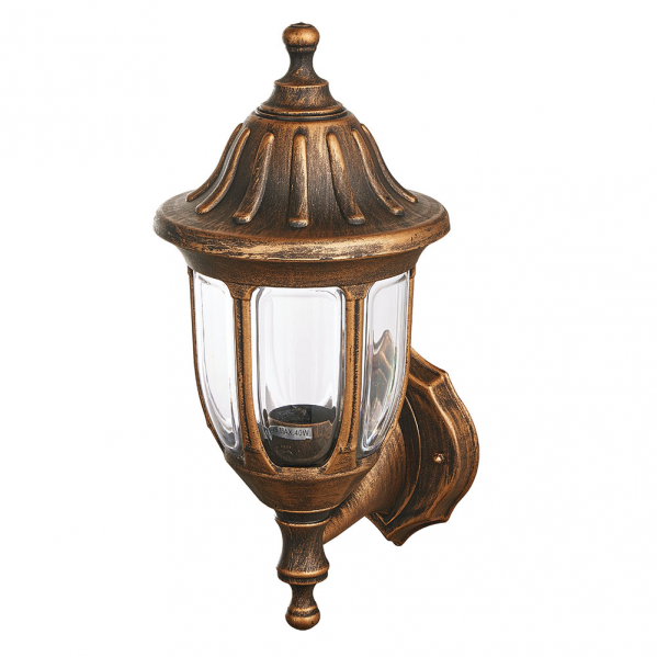 Aplique Exterior Angelica 1xe27 Oro Viejo Ip44 Policarbonato 36,2x16,6x20,5 Cm