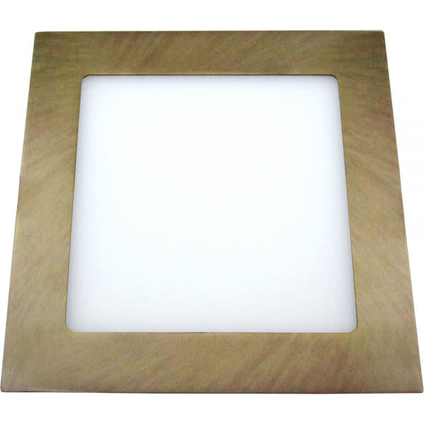 Downlight 5w 6500k Cuadrado Agamenon 450lm Cuero 2x9x9 Cm Corte 7x7 Cm