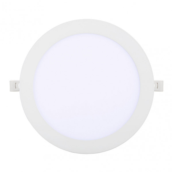 Downlight Obsidiana 24w 6500k Blanco Redondo 2040lm  2,5x30x30 Cm Corte 27,5 Cm