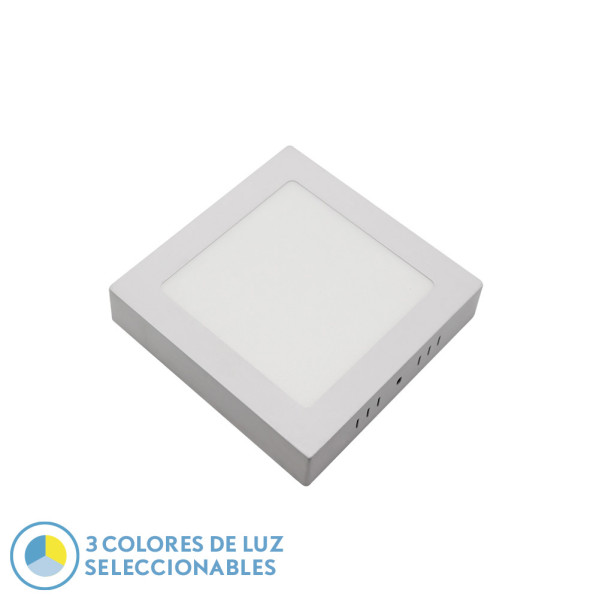 Downlight Superf.gabro 18w 3000k-4000k-6500k Blanco 1620lm 3,5x22x22 Cm