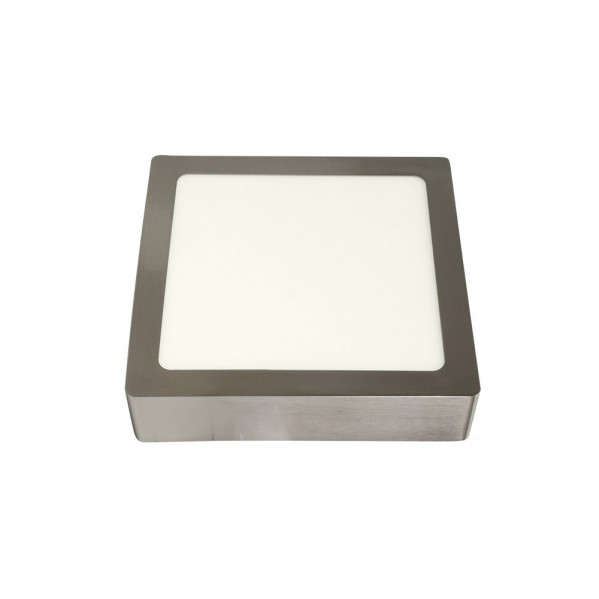 Downlight Superf.toba 18w 4000k Niquel Cuadrado 1530lm 3,5x22,5x22,5 Cm