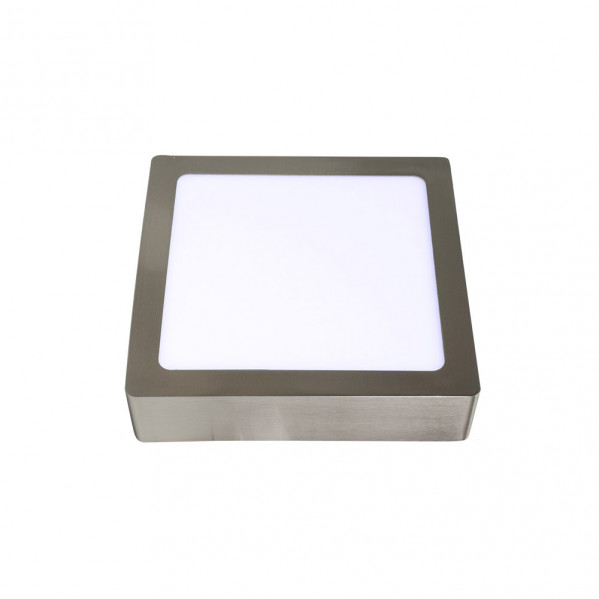 Downlight Superf.toba 18w 6500k Niquel Cuadrado 1530lm 3,5x22,5x22,5 Cm