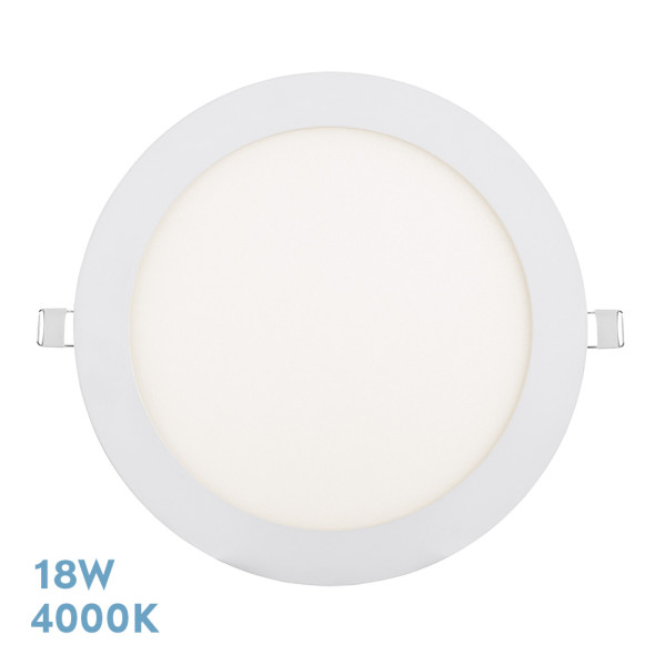 Downlight Tanzanita 18w 4000k Blanco 1440lm  2x21,8x21,8 Cm Corte 20,5d