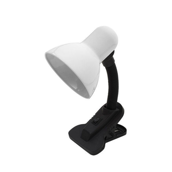 Flexos Yezco 1xe27 Blanco Fijacion c/pinza Flexible Orientable 26x11,5x12 Cm