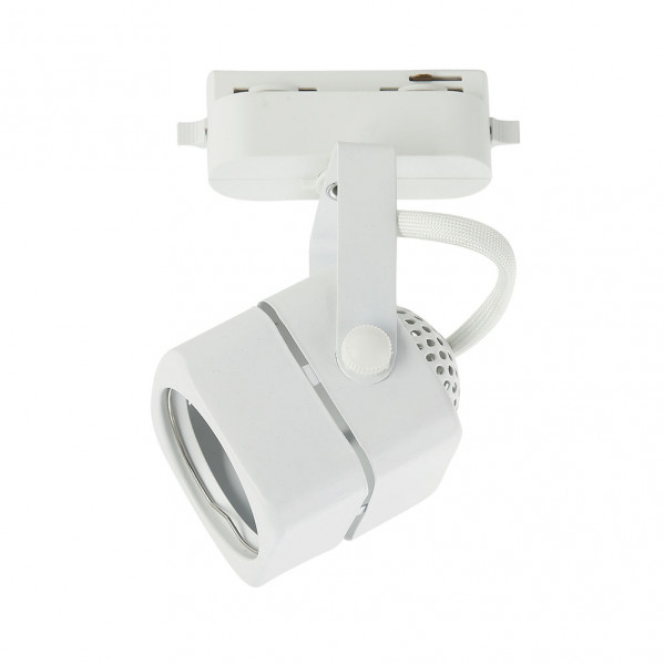 Foco Carril Arta 1xgu10 Cubo Blanco 14,2x7,6x6 Cm Orientable 180