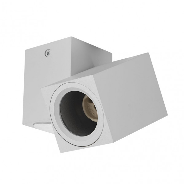 Foco Nerja 1xgu10 Blanco 10,4x12,3x6 Cm Orientable 360