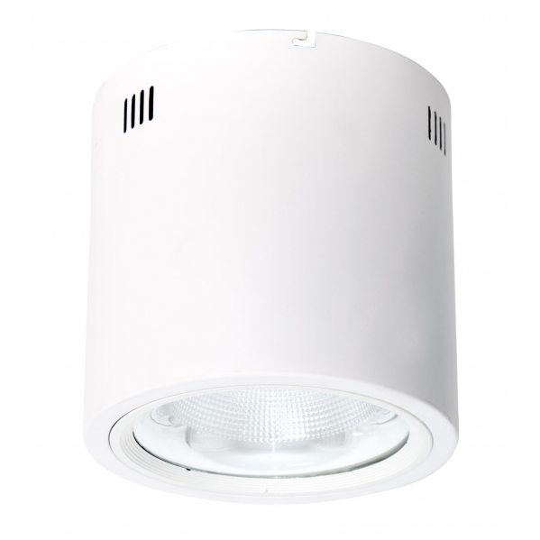 Foco Superf. 30w 4000k Tubular 2400lm Blanco  21,5x22,3x22,3 Cm