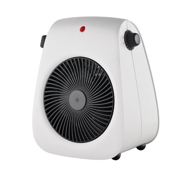 Termoventilador Electrico Estilo 2000w Blanco 2potencias 3funciones Termost.reg. Antivuelco Y Asa 26,8x21,2x14cm