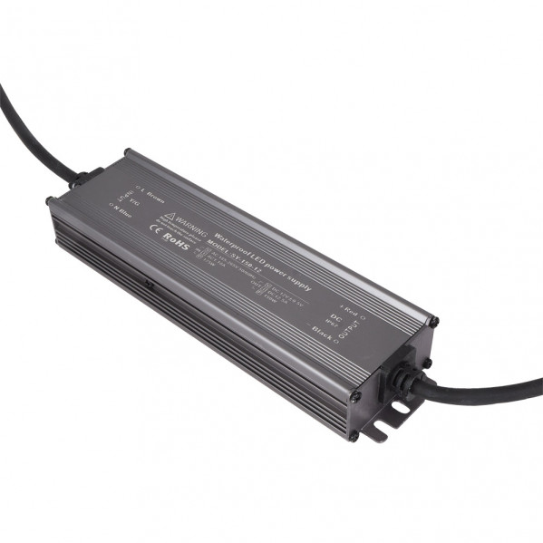 Transformador Estanco 150w 12v Ip68 3x5,5x20,5 Cm